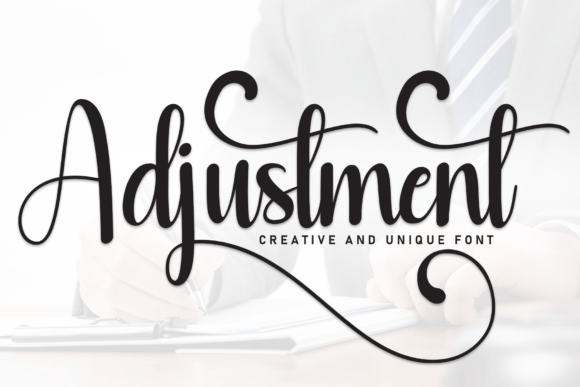 Adjustment: The Handwritten Font That Elevates Small Business Branding