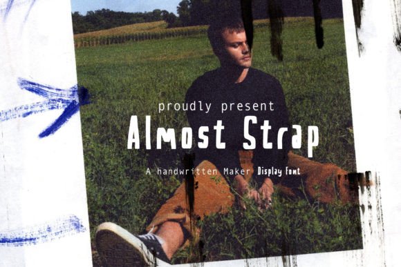 Almost Strap: A Vintage-Inspired Script Font for Modern Marketing Visuals