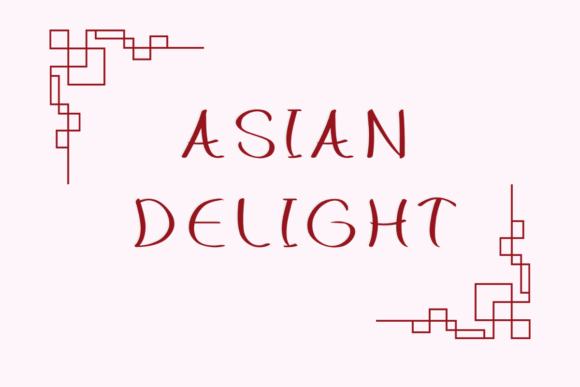 Asian Delight: A Handwritten Font That Brings Personality to Web Design
