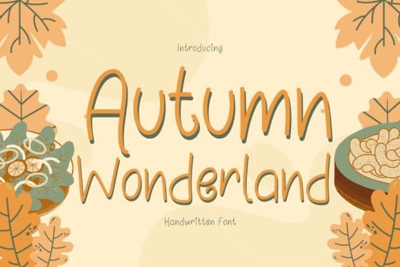Autumn Wonderland: A Playful Handwritten Font for Modern Web Design
