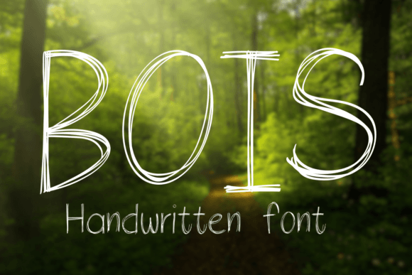 Bois: A Handwritten Font That Brings Personality to Campaign Design