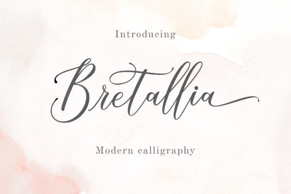 Bretallia: A Modern Script Font for Web Designers and Digital Brands