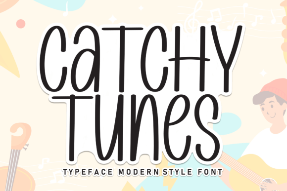 Catchy Tunes: A Playful Handwritten Font for Modern Web Design