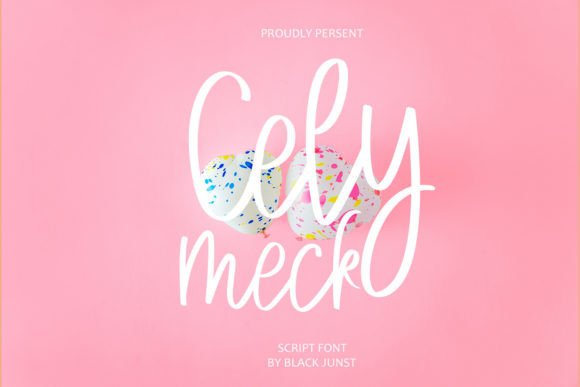 Cely Meck: A Modern Script Font for Crafters and Product Designers