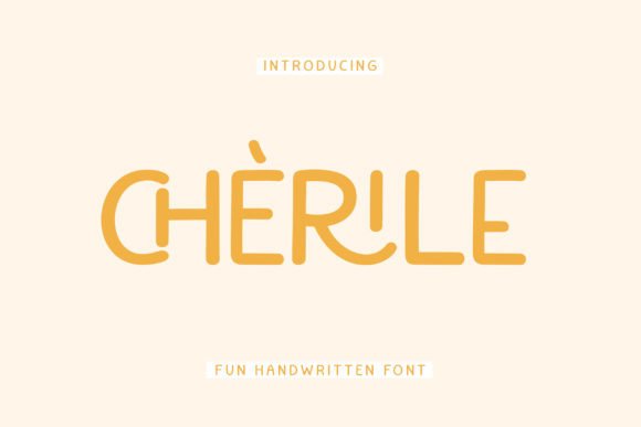Cherile: A Playful Script Font That Brings Joy to Editorial Design