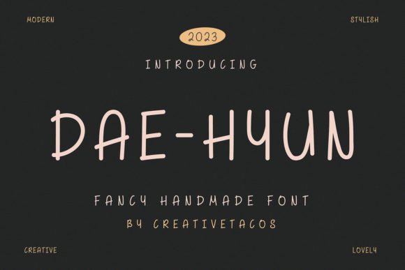 Dae-hyun Fancy: The Script Font That Adds Personality to Your Campaigns