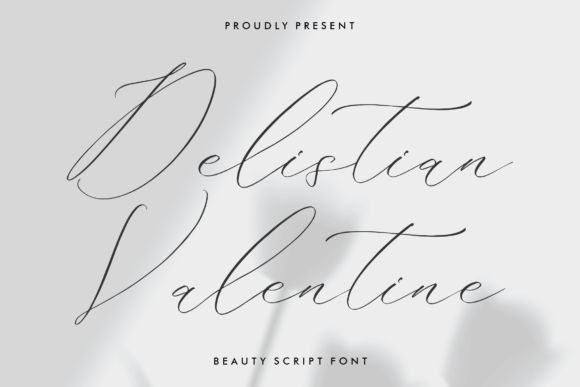 Delistian Valentine: A Romantic Script Font for Real Branding Projects