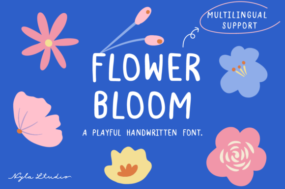 Flower Bloom: A Handwritten Font That Elevates Small Business Branding