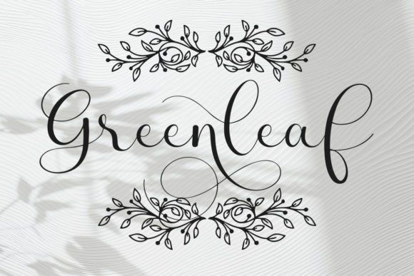 Greenleaf: A Script Font That Elevates Digital Marketing Typography
