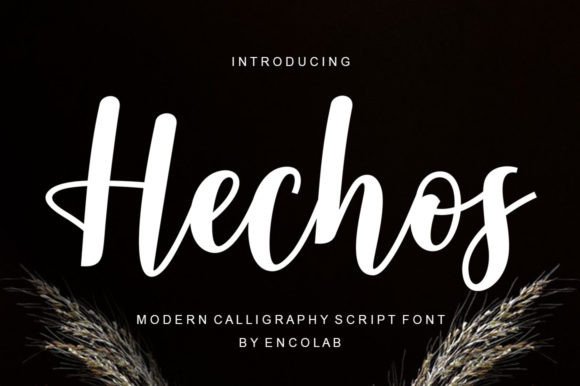 Hechos: A Handwritten Script Font That Elevates Small Business Branding