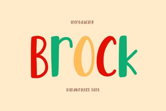 How Brock Font Helped My Small Business Shine with Consistent, Cute Typography
