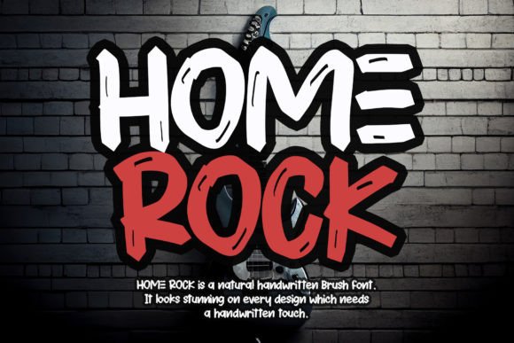 How Home Rock Font Transformed My Small Business Branding