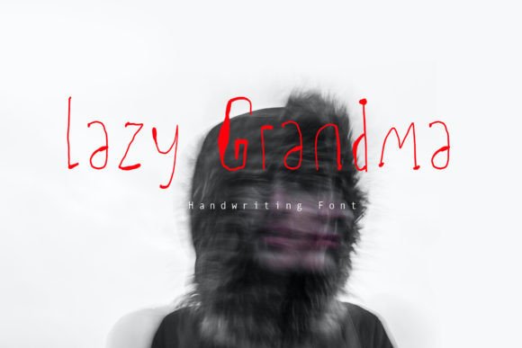 Lazy Grandma Font: Relaxed Charm for Handmade Labels, Invitations & More