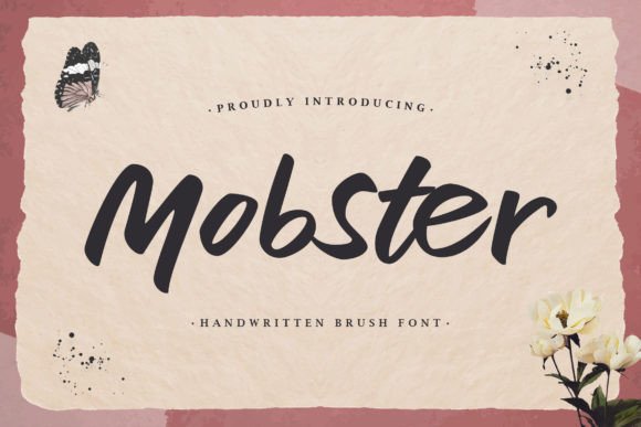 Mobster: A Bold Handwritten Font for Web Designers
