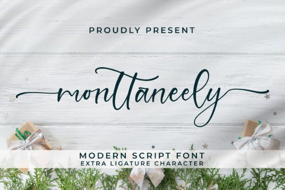 Monttaneely: A Charming Script Font for Elegant Brand Identities