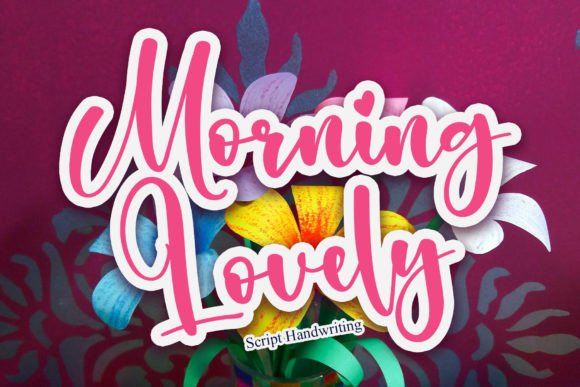 Morning Lovely: A Stylish Script Font for Modern Marketing Visuals
