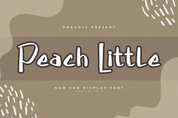 Peach Little: A Fresh Display Font for Editorial Charm