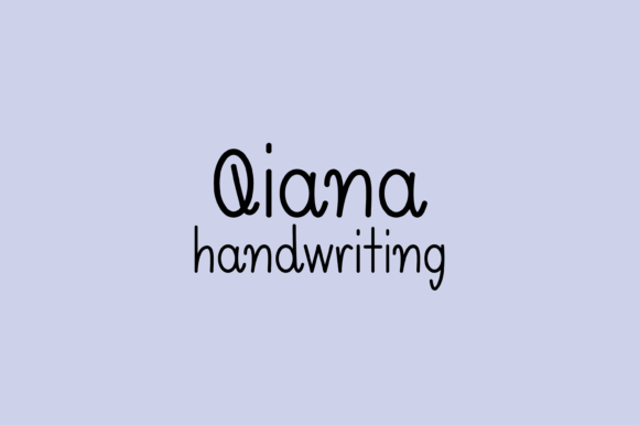 Qiana: A Whimsical Handwritten Font for Modern Web Design Projects