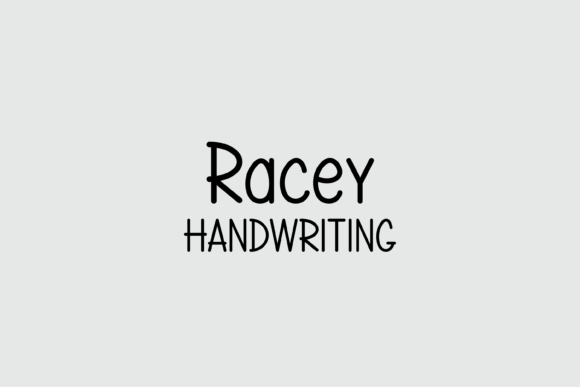 Racey: A Whimsical Handwritten Font for Modern Editorial Design
