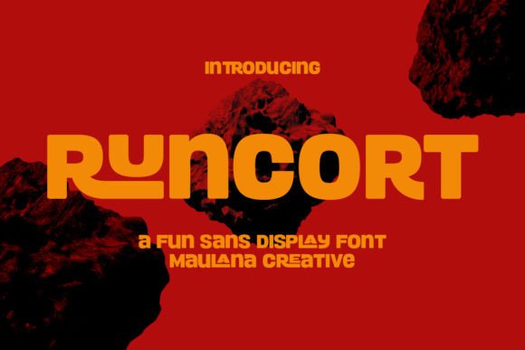 Runcort: A Bold Sans Serif Font for Dynamic Editorial Design