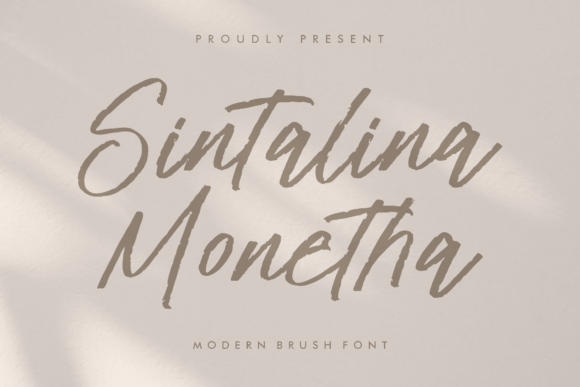 Sintalina Monetha: A Modern Brush Font for Editorial Elegance