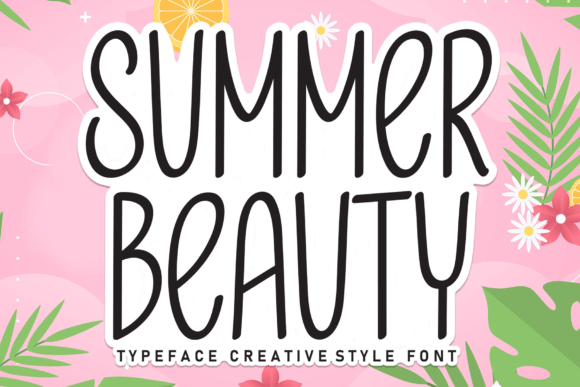 Summer Beauty: The Handwritten Font That Elevates Digital Marketing Design