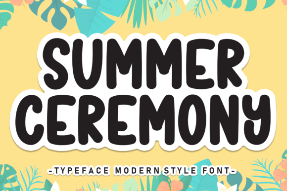 Summer Ceremony: A Script Font for Modern Editorial Design