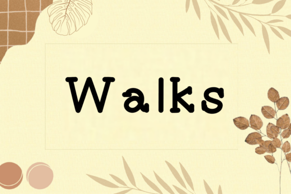 Walks: A Handwritten Font That Brings Personality to Branding Projects