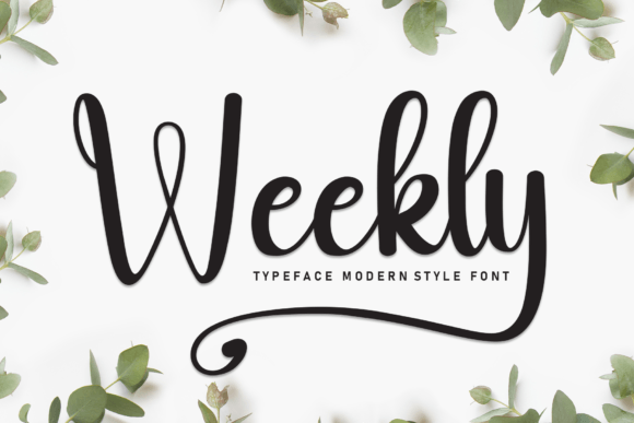 Weekly: A Sweet Handwritten Font for Editorial Charm
